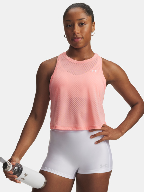 Under Armour Дамски кроп топ Under Armour Tech Sport Mesh Crop Tank