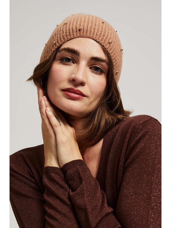 Moodo Плетена шапка с мъниста Moodo