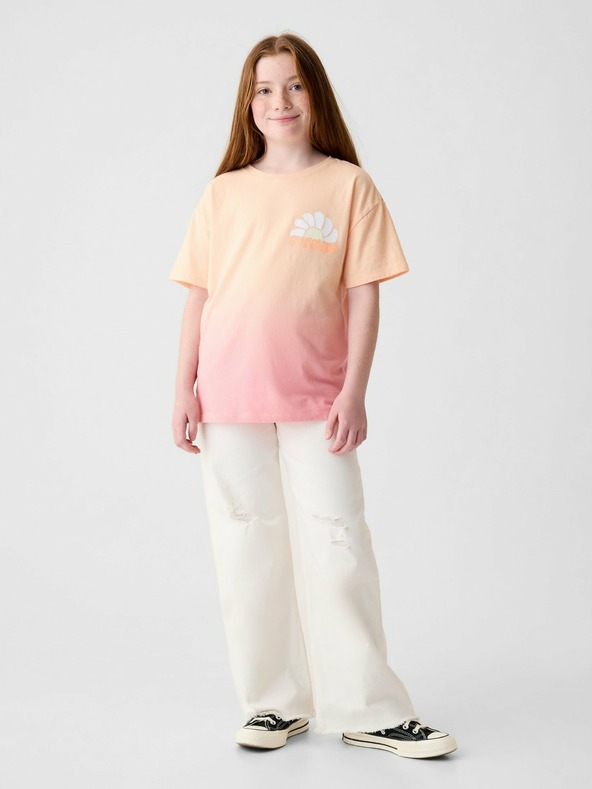 GAP Бебешка памучна тениска GAP