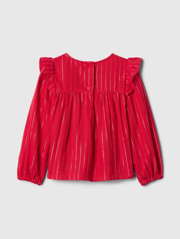 GAP Бебешки топ с воланчета GAP