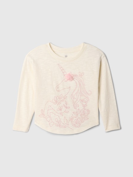 GAP Бебешка памучна тениска GAP