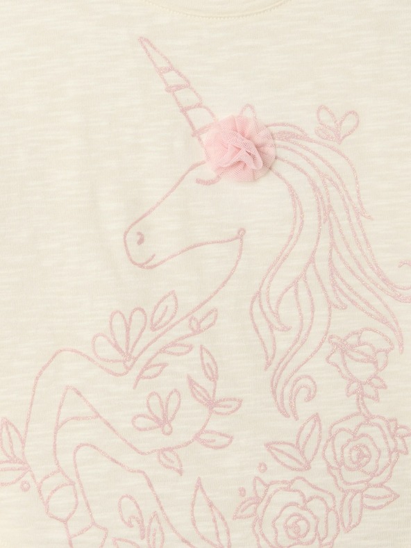 GAP Бебешка памучна тениска GAP