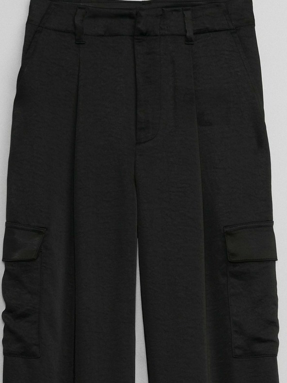 GAP Сатенени плисирани карго панталони GAP
