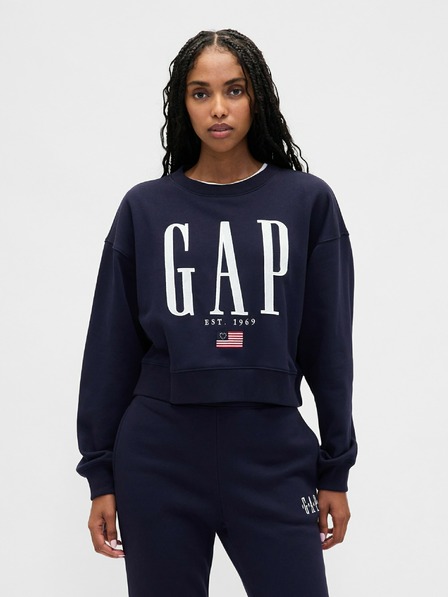 GAP Oversize суитшърт с лого VintageSoft GAP