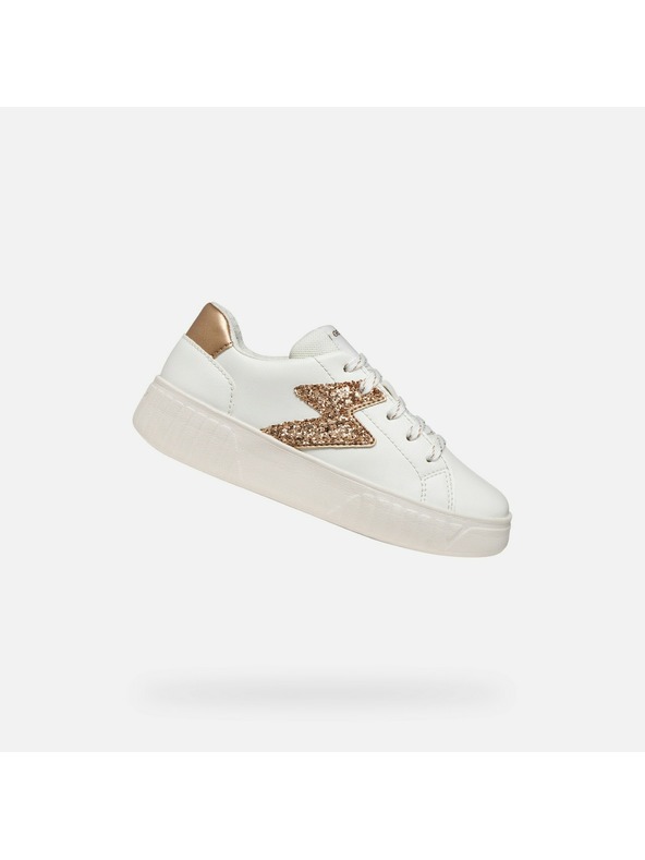 Geox Бели детски кецове Geox Miroshi