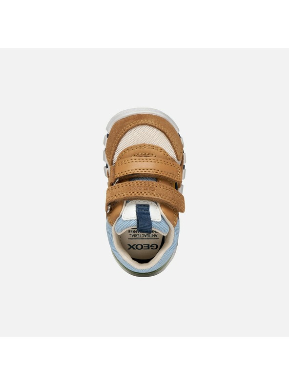 Geox Кафяви детски кецове за първи стъпки Geox Iupidoo