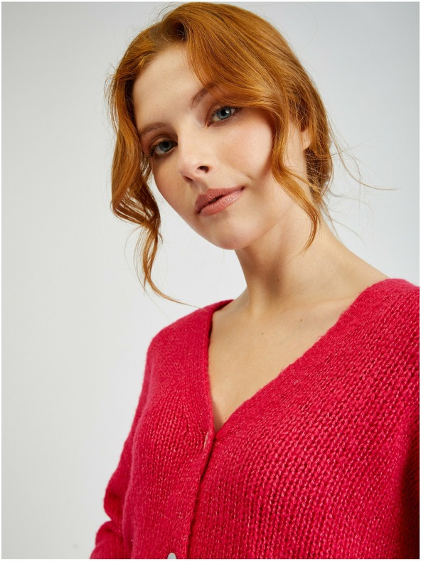 Orsay Тъмнорозова дамска свободна жилетка ORSAY