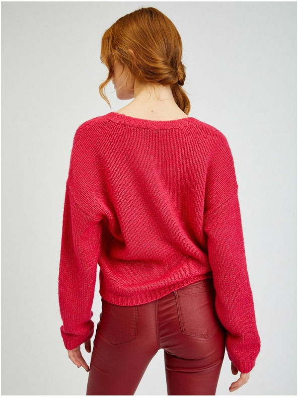 Orsay Тъмнорозова дамска свободна жилетка ORSAY