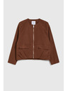 Moodo Къса жилетка кафява Moodo