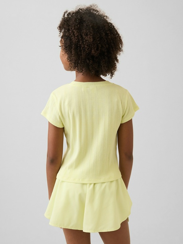 GAP Бебешка тениска с ребра GAP