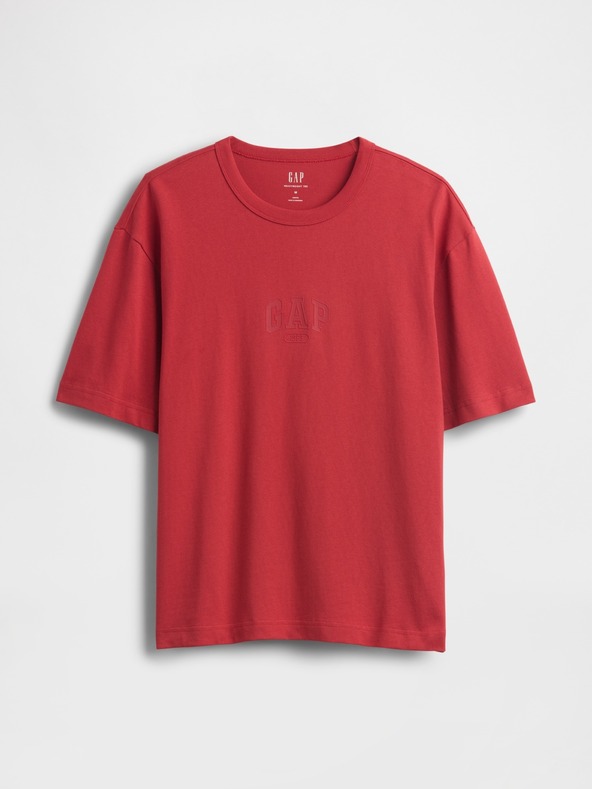 GAP Скъсена тежка тениска с лого 1969 GAP