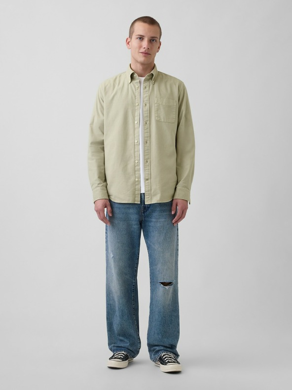 GAP Дамска каре риза Oxford Shirt GAP