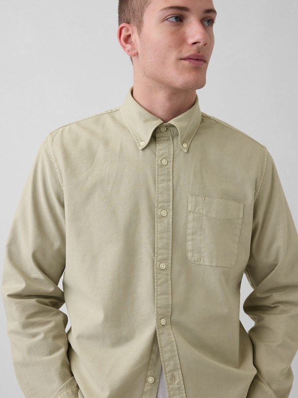 GAP Дамска каре риза Oxford Shirt GAP