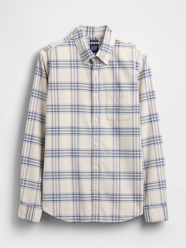 GAP Дамска каре риза Oxford Shirt GAP
