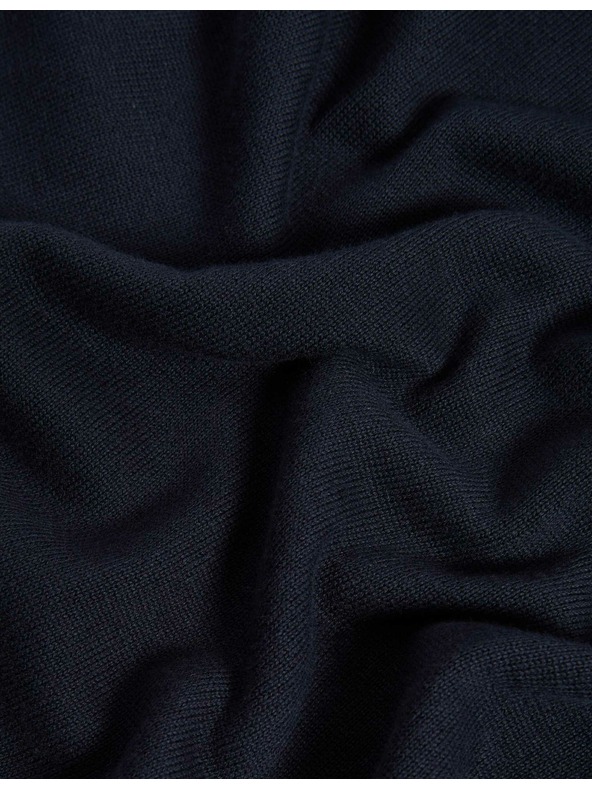 Marks & Spencer Пуловер без ръкави от чист памук Marks & Spencer тъмносин