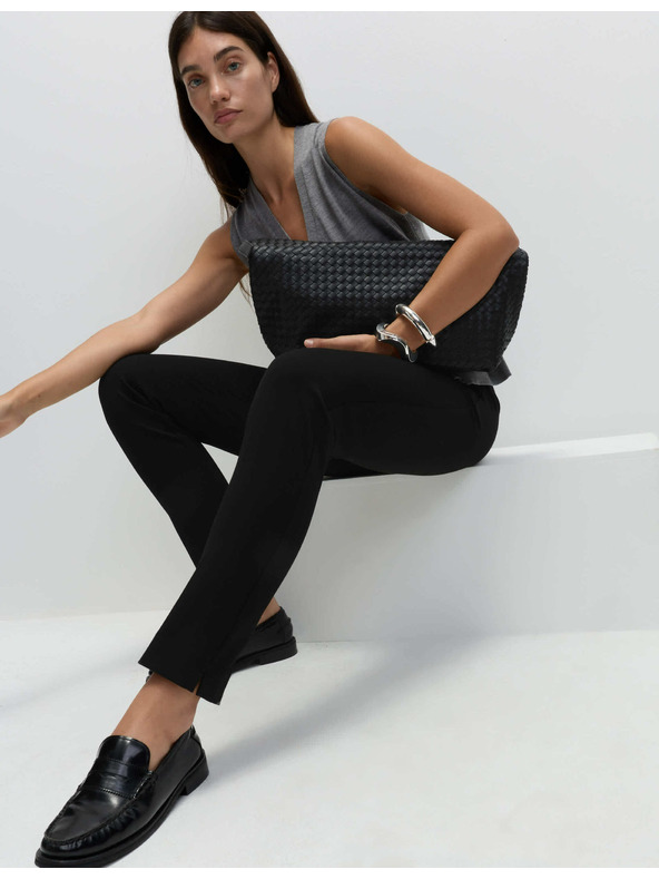 Marks & Spencer Панталони тесен крой до глезена Marks & Spencer черна