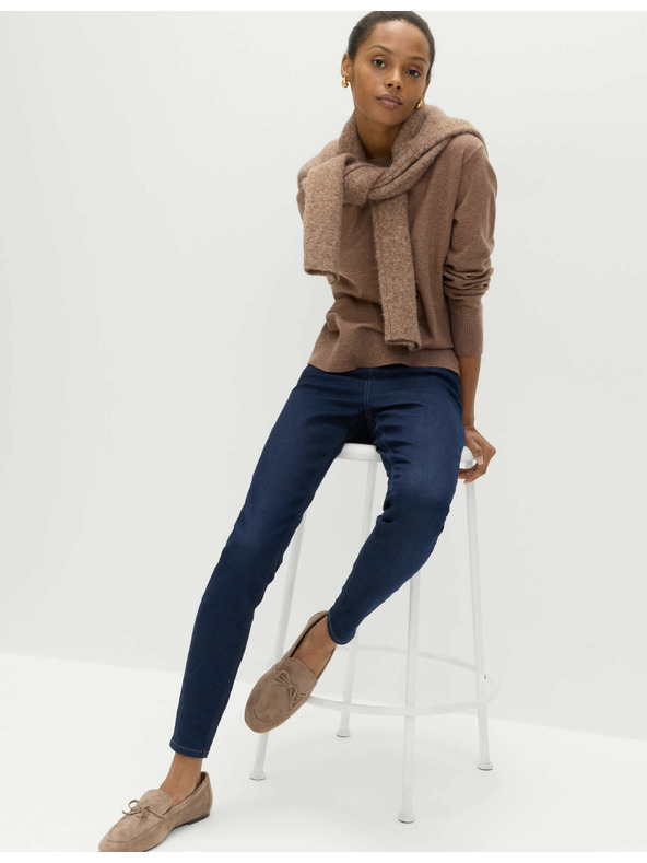 Marks & Spencer Marks & Spencer Тъмно сини дамски джинси с висока талия