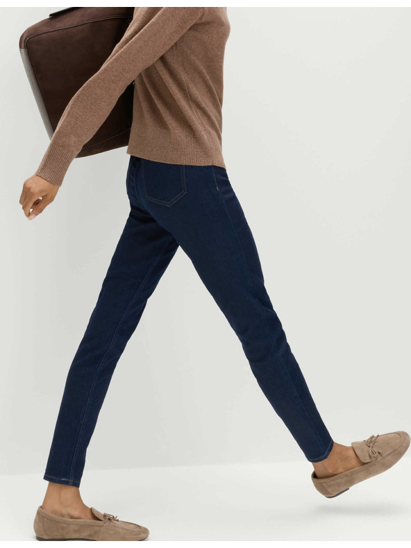 Marks & Spencer Marks & Spencer Тъмно сини дамски джинси с висока талия