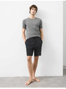 Marks & Spencer Мъжки черни пижамени къси панталони Marks & Spencer Supima®