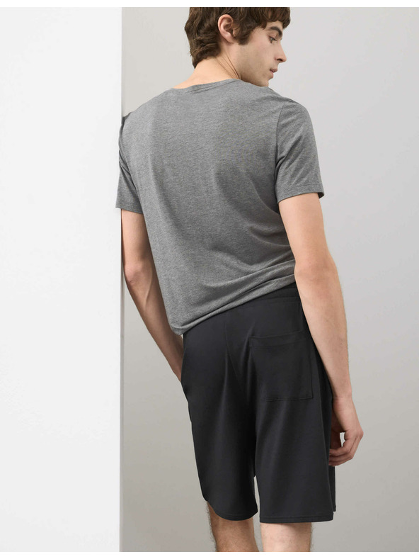 Marks & Spencer Мъжки черни пижамени къси панталони Marks & Spencer Supima®