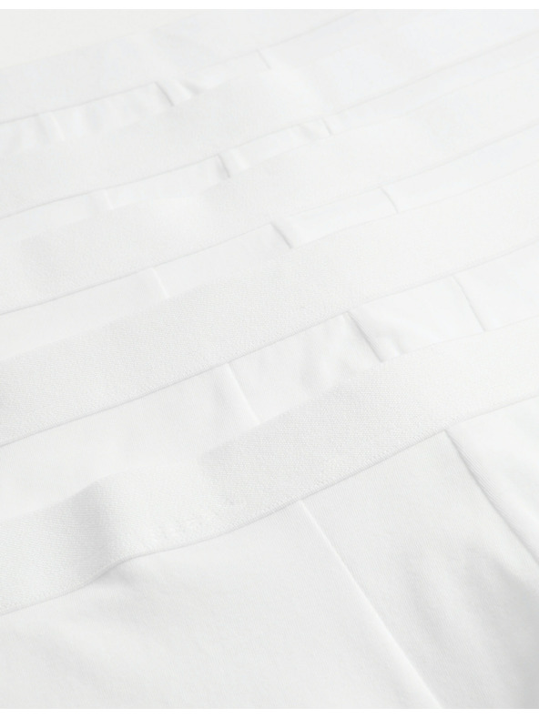 Marks & Spencer Комплект от пет мъжки боксерки в бяло Marks & Spencer