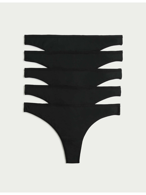 Marks & Spencer Комплект от пет дамски панталона в черно Marks & Spencer