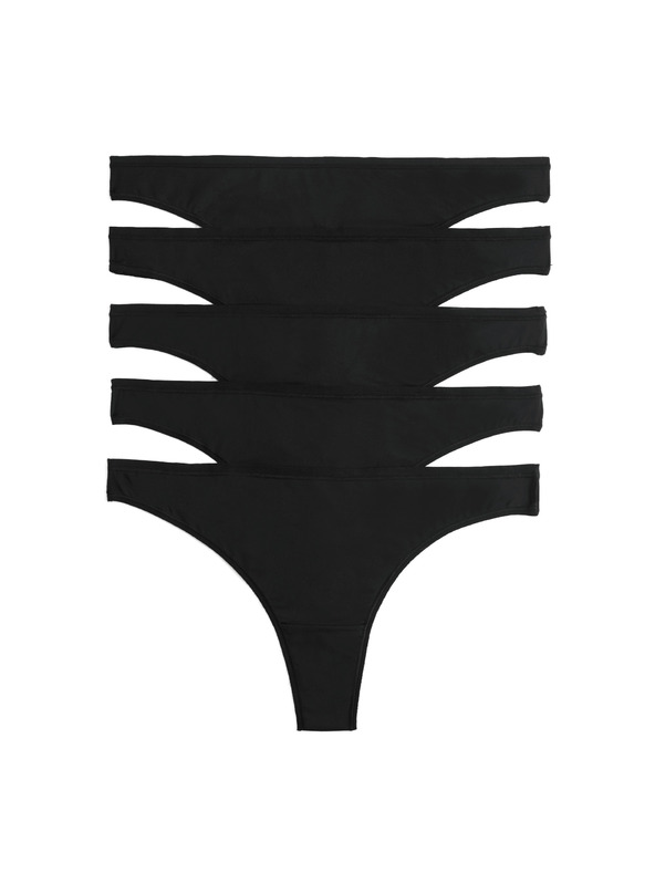 Marks & Spencer Комплект от пет дамски панталона в черно Marks & Spencer