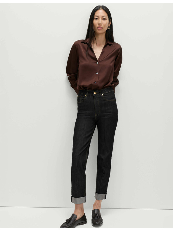 Marks & Spencer Елегантни дънки с цигарена кройка Harper Marks & Spencer черни