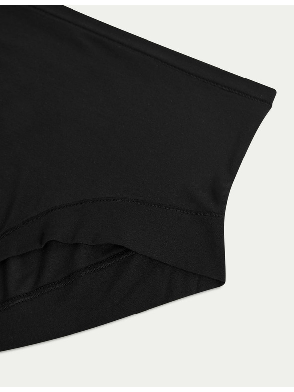 Marks & Spencer Бикини с висока талия с технология Flexifit и висок дял модал, 3 бр. Marks & Spencer черна