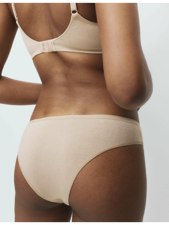 Marks & Spencer Бразилски бикини от модал, без видими ръбове, 5 бр. в опаковка Marks & Spencer бежов