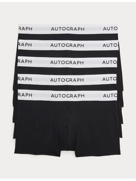 Marks & Spencer Бокови боксерки от смес памук Supima®, 5 бр. Marks & Spencer черен