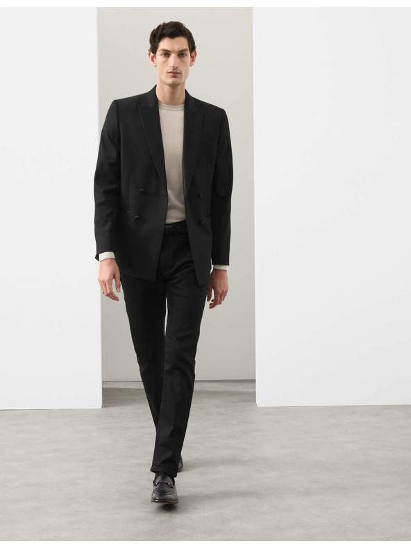 Marks & Spencer Еластични дънки в японски стил, тясна кройка Marks & Spencer черен