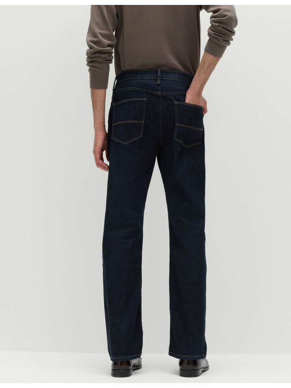 Marks & Spencer Еластични дънки с права кройка Marks & Spencer тъмносини