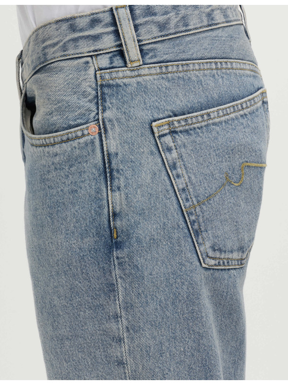 Marks & Spencer Свободни дънки с права кройка Authentic Marks & Spencer сини