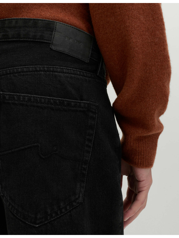 Marks & Spencer Свободни дънки с права кройка Authentic Marks & Spencer черни