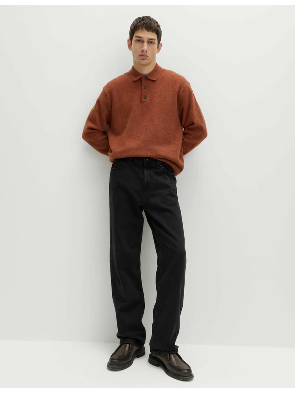 Marks & Spencer Свободни дънки с права кройка Authentic Marks & Spencer черни