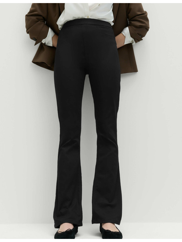 Marks & Spencer Джегинси с разширени крачоли Marks & Spencer черни