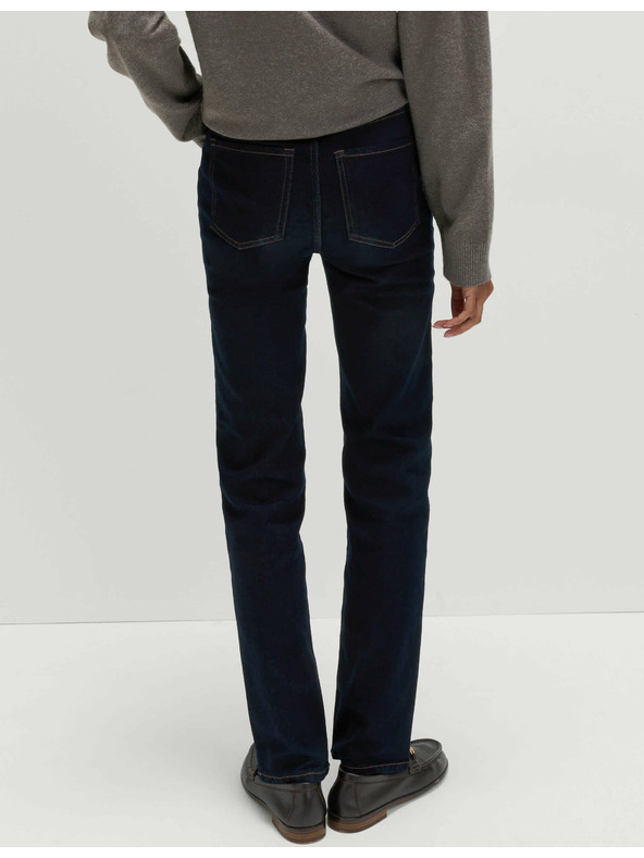 Marks & Spencer Дънки Sienna с еластични със стандартни крачоли Marks & Spencer тъмносини