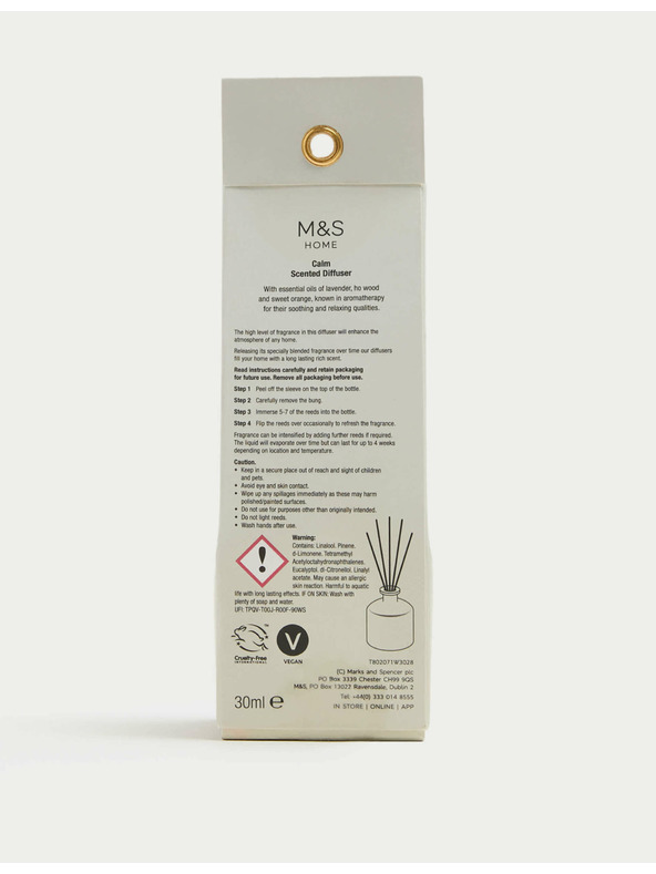 Marks & Spencer Успокояващ мини дифузер, 30 мл Marks & Spencer жълта