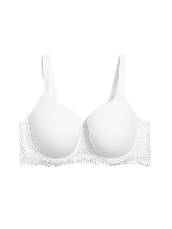 Marks & Spencer Гладък сутиен Body Soft™ с банели и пълни чашки, размер A-E Marks & Spencer бял