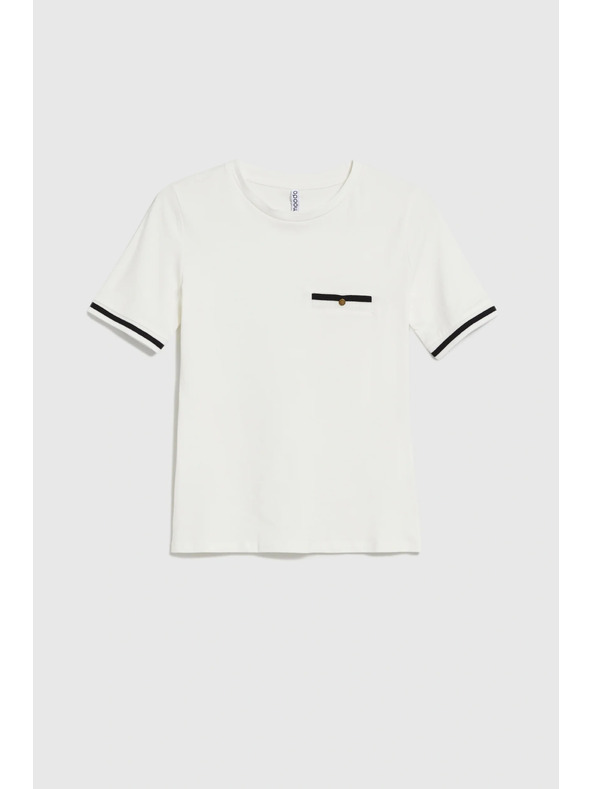 Moodo Памучна тениска бяла Moodo