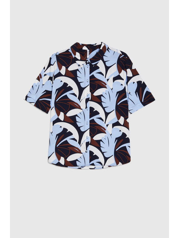 Moodo Шарена риза тъмносиня Moodo