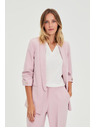 Moodo Сако със събрани ръкави розово Moodo