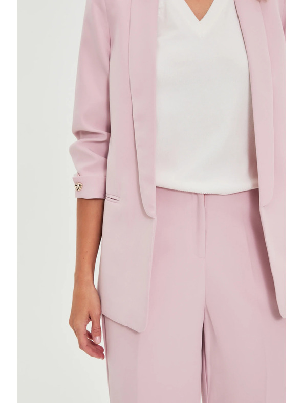 Moodo Сако със събрани ръкави розово Moodo