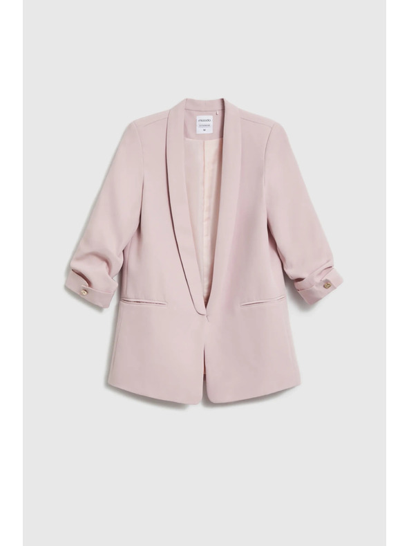 Moodo Сако със събрани ръкави розово Moodo