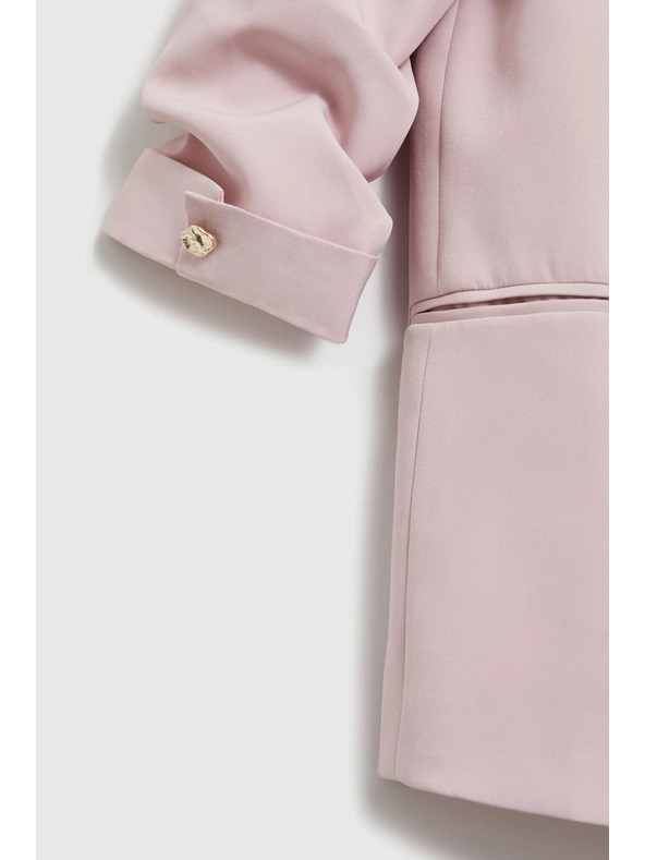 Moodo Сако със събрани ръкави розово Moodo