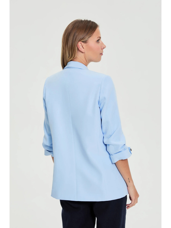 Moodo Сако със събрани ръкави светлосиньо Moodo