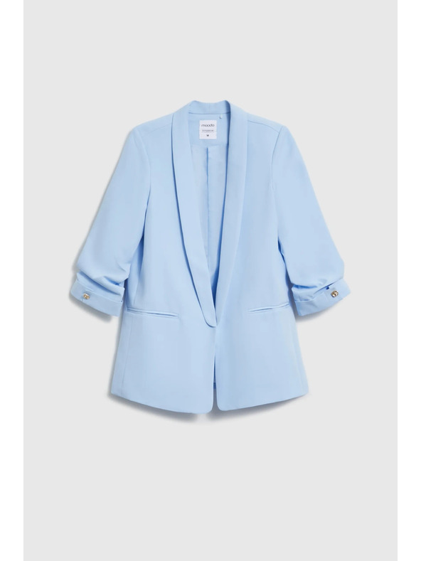 Moodo Сако със събрани ръкави светлосиньо Moodo