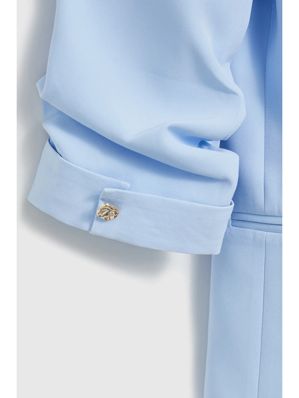 Moodo Сако със събрани ръкави светлосиньо Moodo