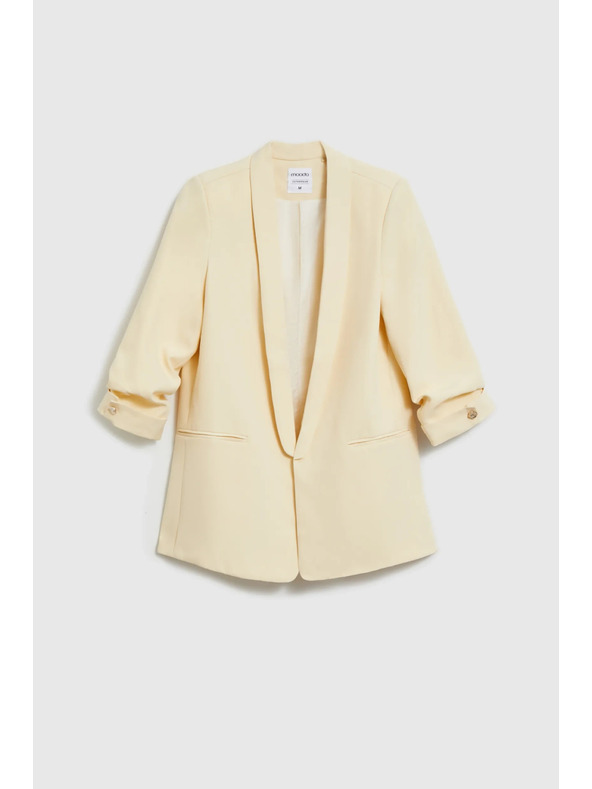 Moodo Сако със събрани ръкави жълто Moodo